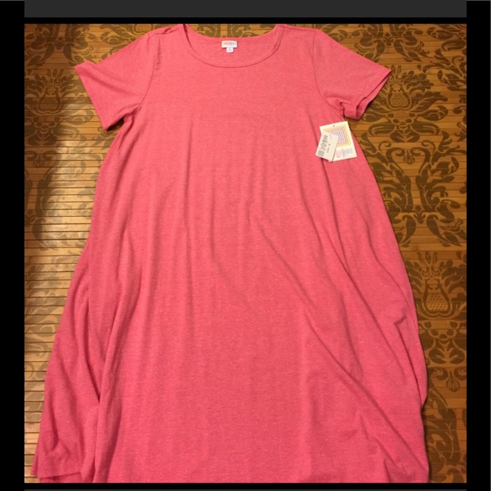 Lularoe XL Carly pink