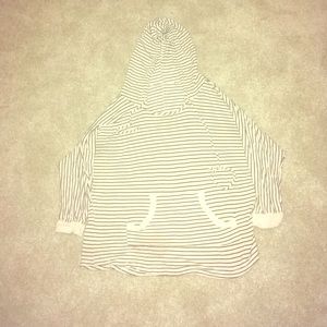 Pull Over Crop Sweatshirt