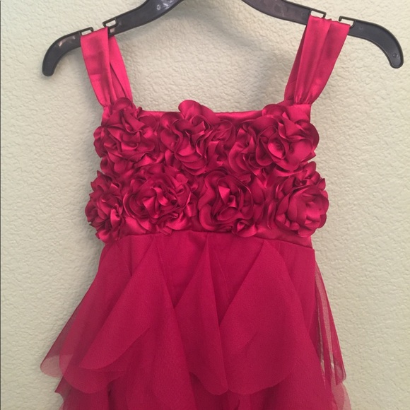 Red Girls Dress - Picture 3 of 3