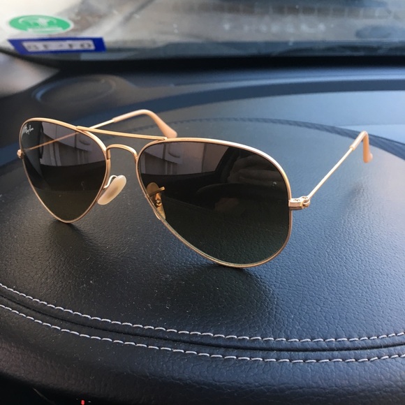 Brown aviator ray bans