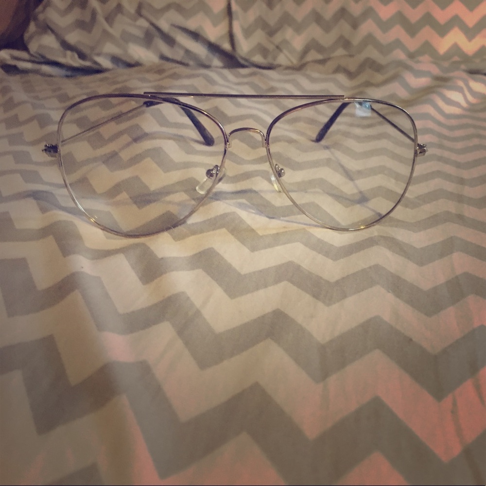 Clear lense aviators