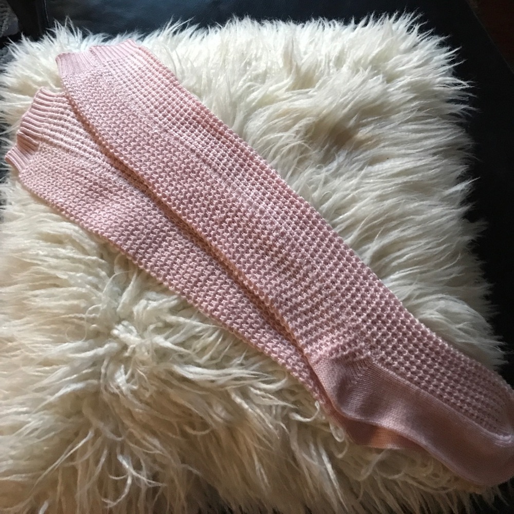 Beautiful baby pink knee high socks !!