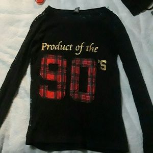 Product of the 90's lace tee