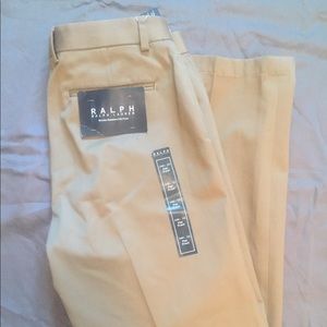 Flat front pants