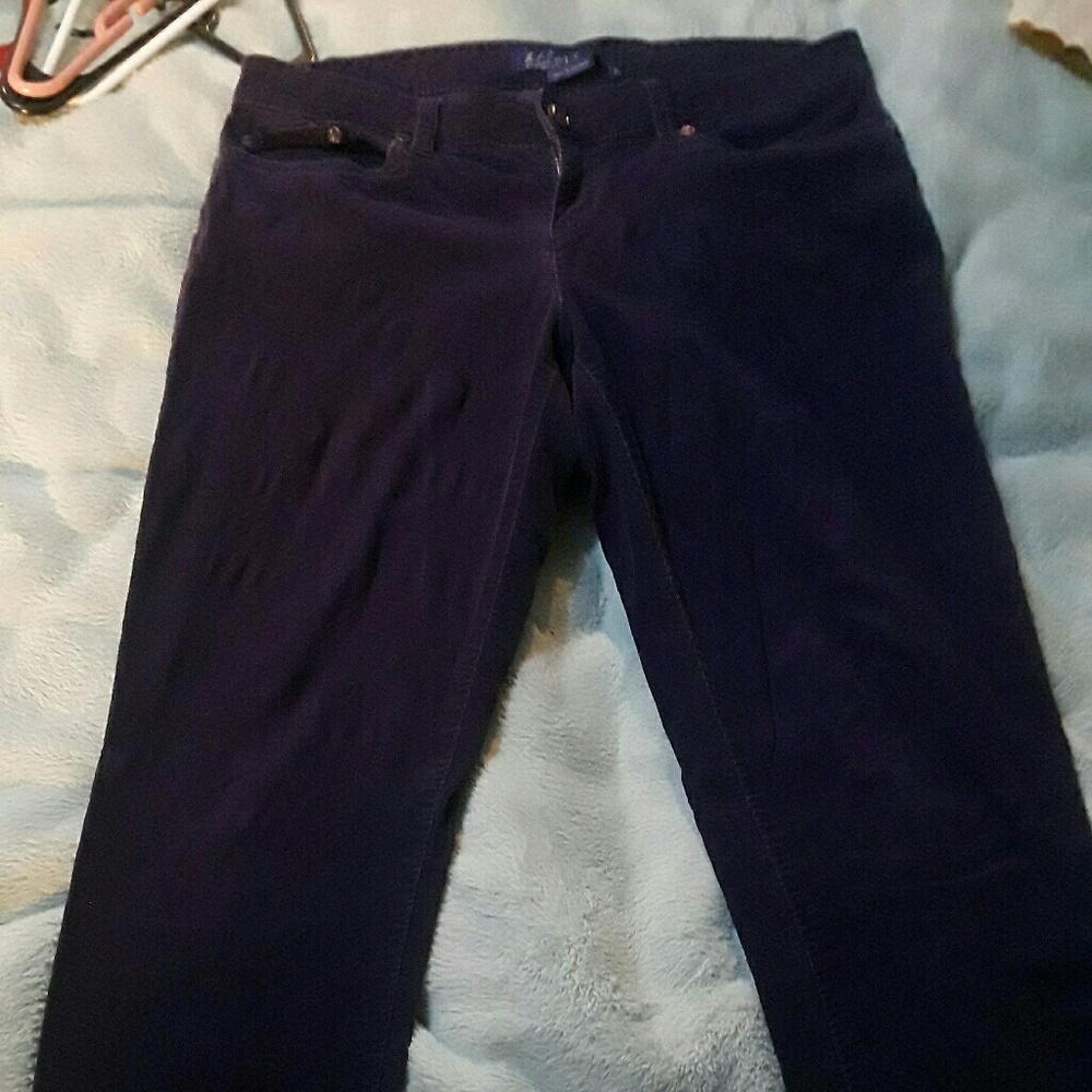 Purple light weight cords pants