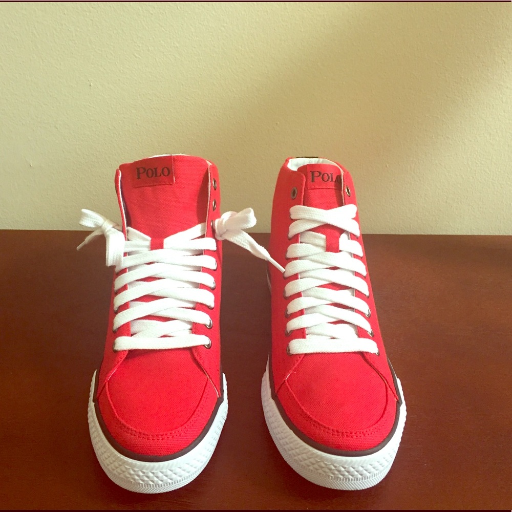 🆕 Polo By Ralph Lauren Canvas High Tops!