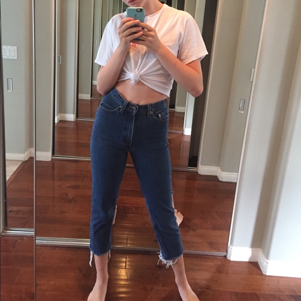 Cut Levi Jeans