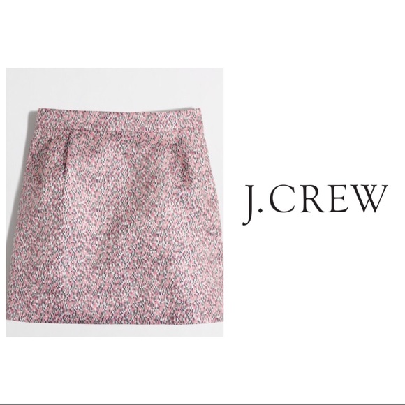 J. Crew Factory Dresses & Skirts - J.Crew Flamingo Gold Jacquard Mini Skirt