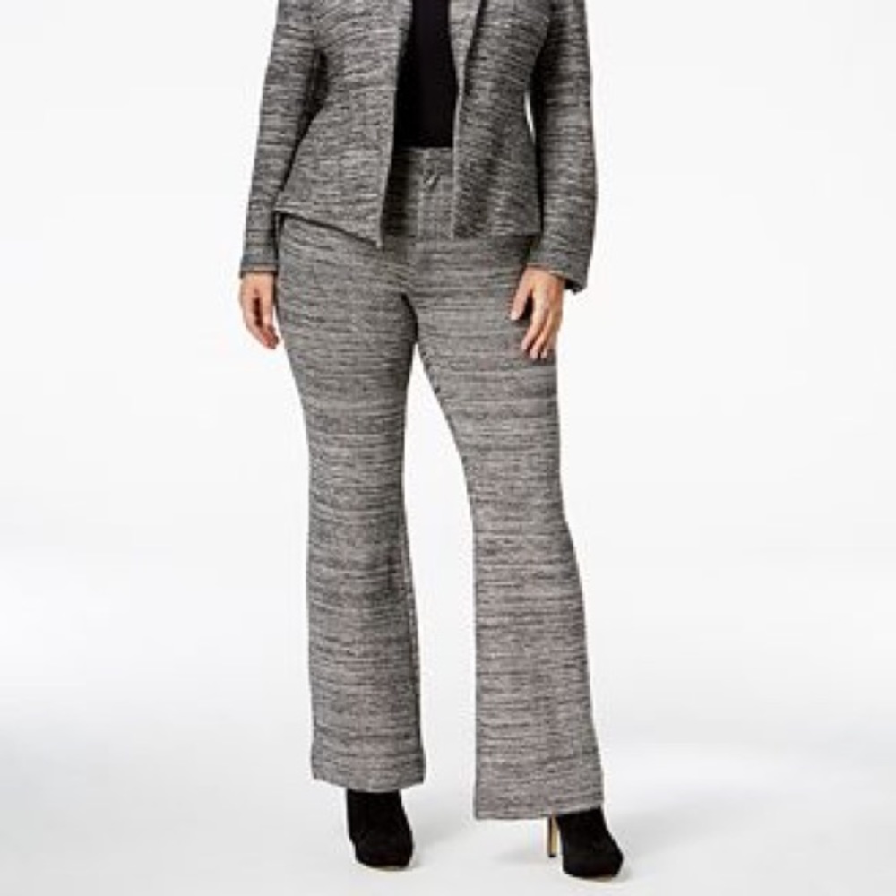 RACHEL Rachel Roy Marbled Bootcut Pants