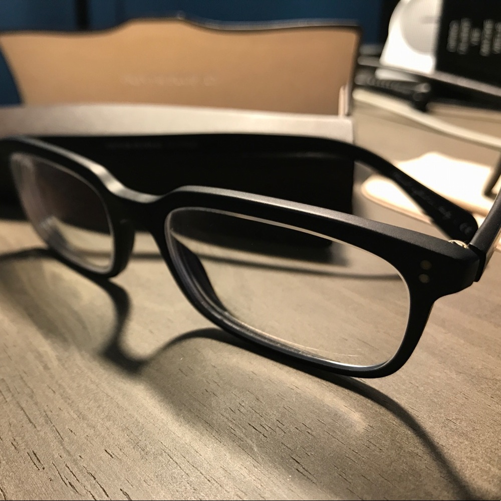 Oliver Peoples Denison Matte Black Glasses