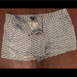 Jcrew city fit blue shorts
