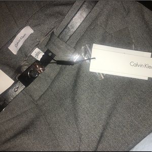 Gray Calvin Klein Essential Skinny Dress Pants