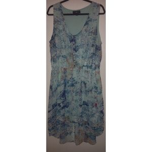 Turquoise High Low Dress