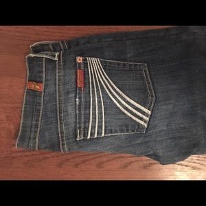 7 for all Mankind Jeans Dojo flares