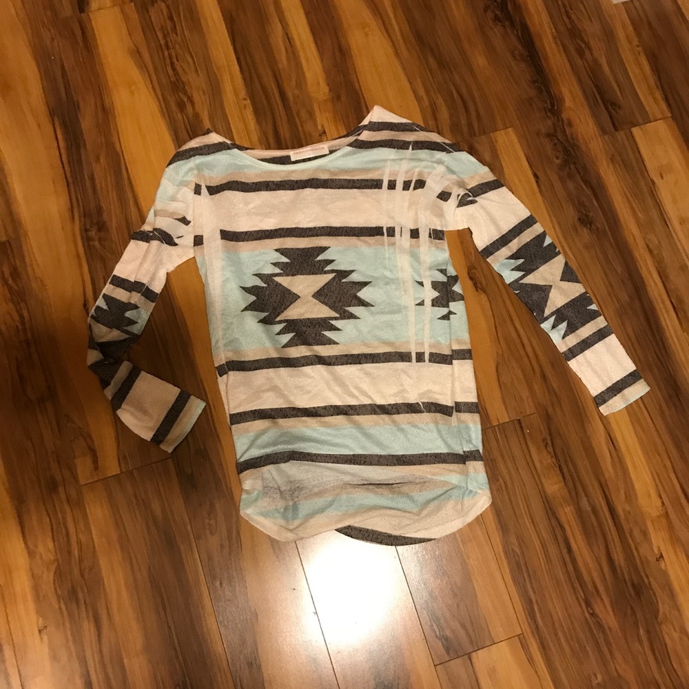 Aztec sweater-large fits medium