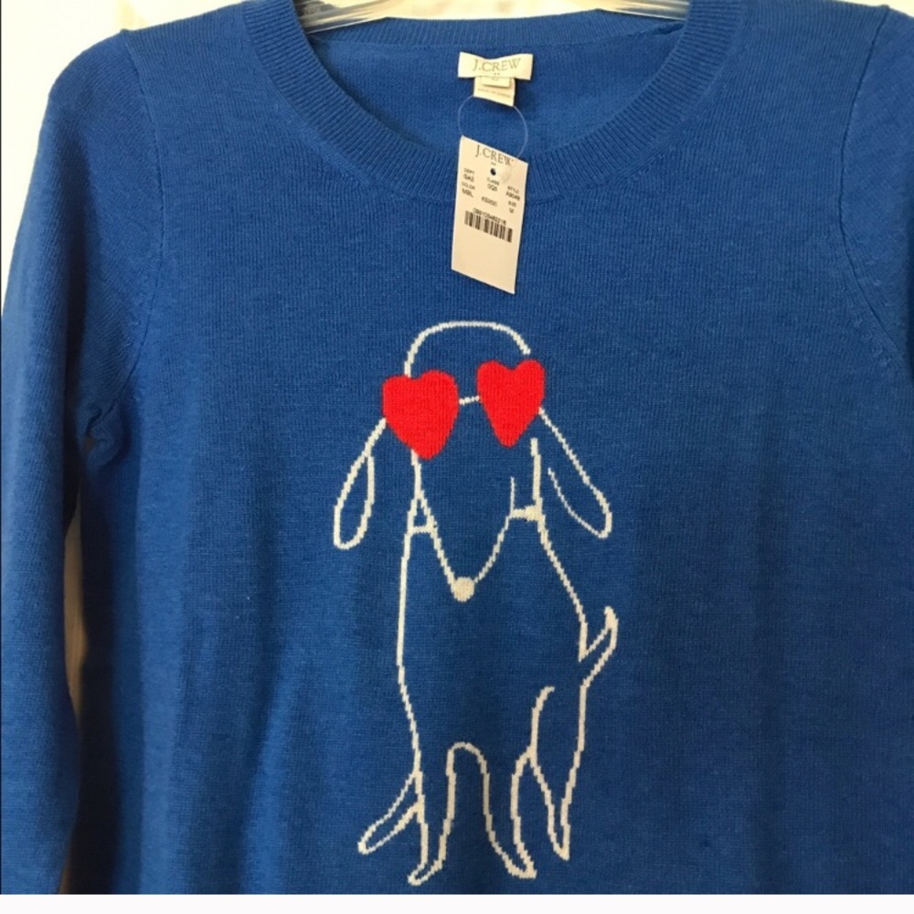 NWT puppy love sweater JCREW factory