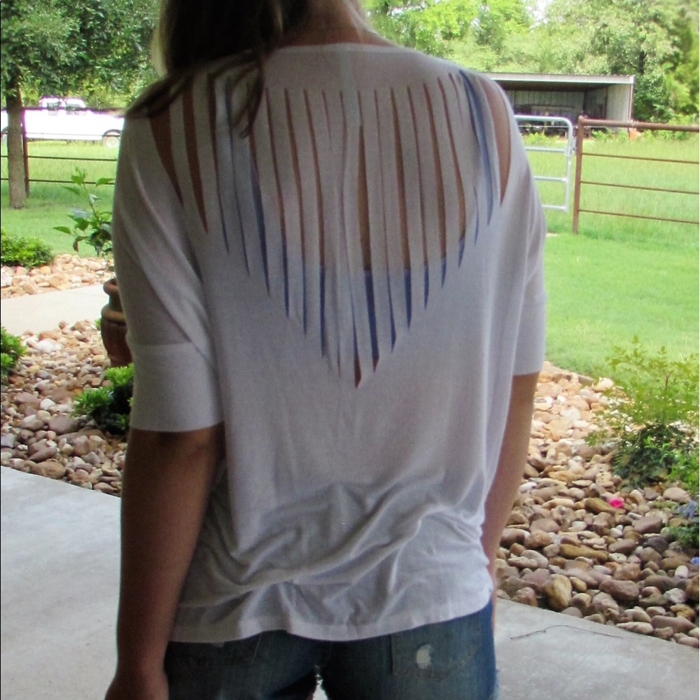 Shredded Back Tee - Picture 4 of 4