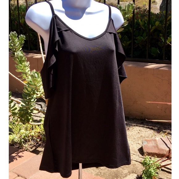 Sexy Criss-Cross Cold-Shoulder Summer Stretch Top - Picture 4 of 4