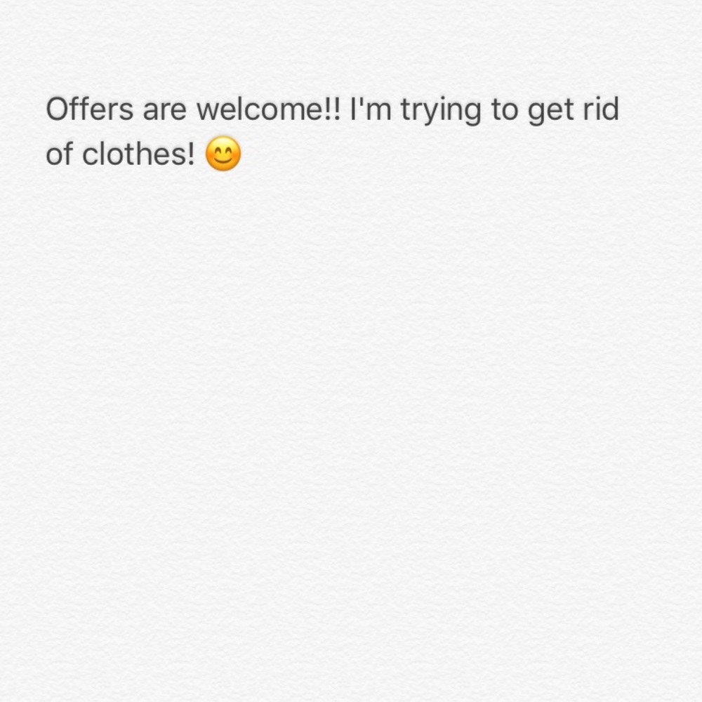 trying to get rid of clothes & accessories asap!