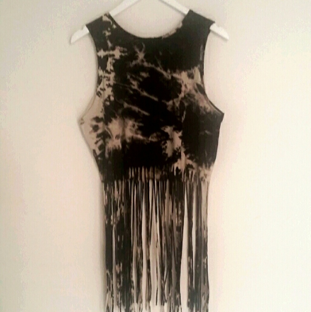 Trippp NYC Fringed Tank Top