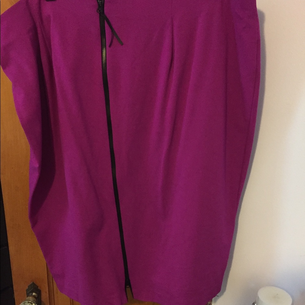 Pencil Skirt with Double Zipper