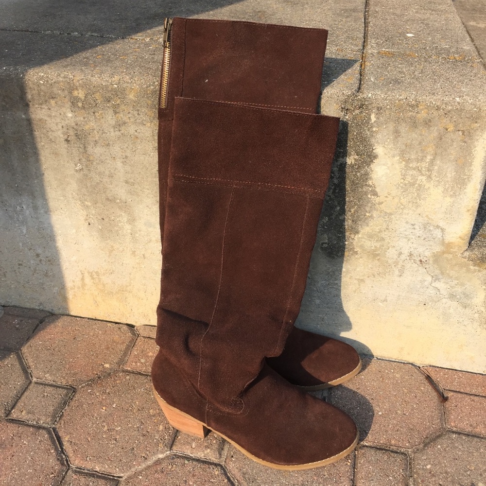 Urban Outfitters Suede Knee Boots