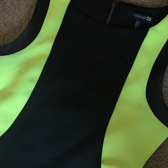 Neon Colorblock Mini Dress - Picture 3 of 3