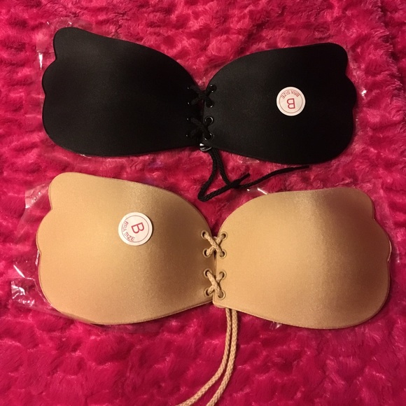 Backless, Strapless, Push-up, Stick-on Bra - Picture 1 of 2