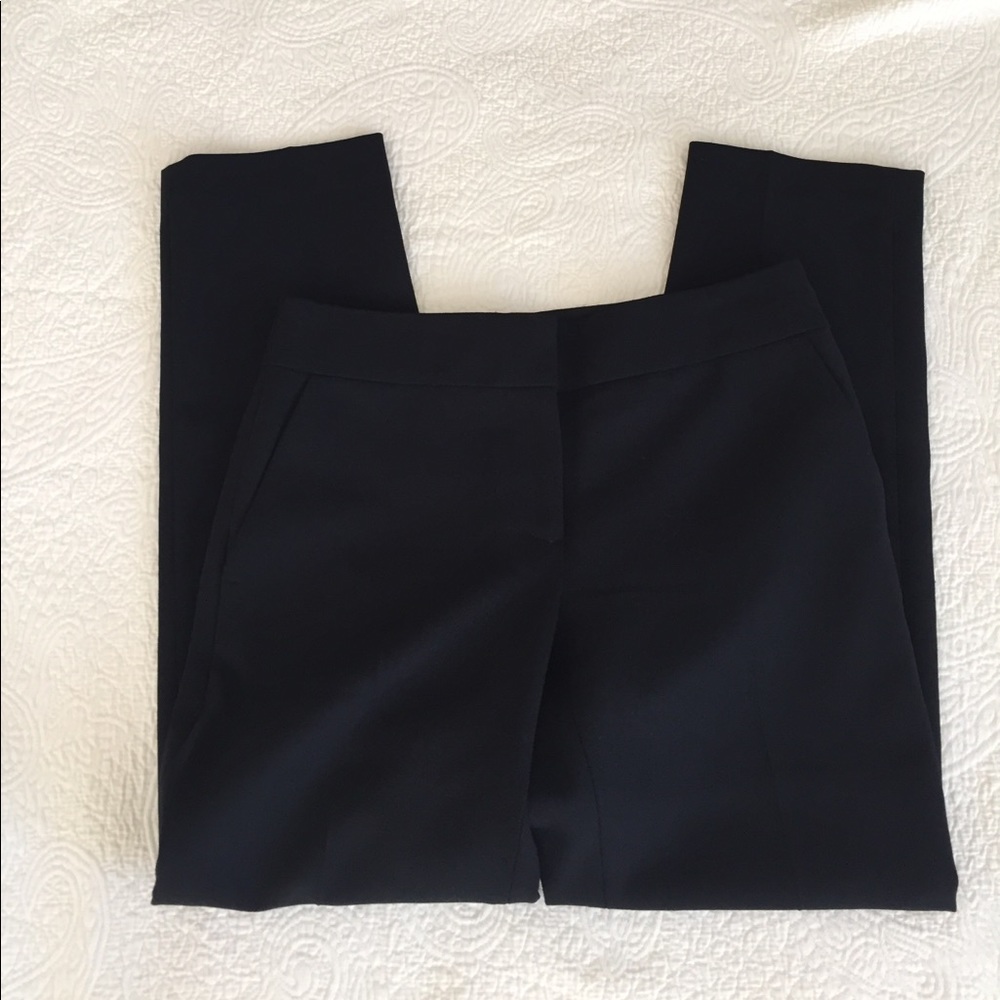 J Crew Black Cropped Maggie Trouser