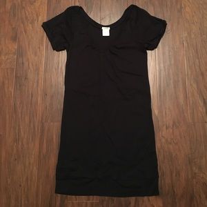 Black t shirt dress