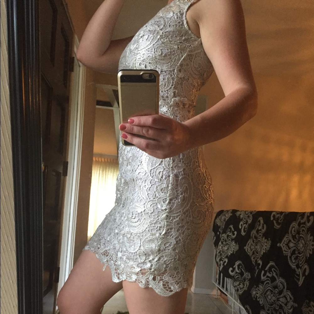 Francescas's Lace Detail Occasional Dress