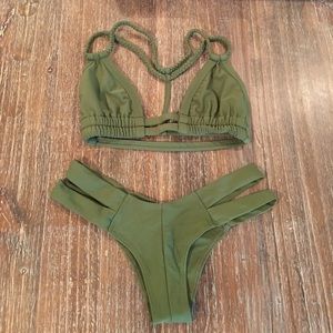 Montce Swim Olive Bikini set