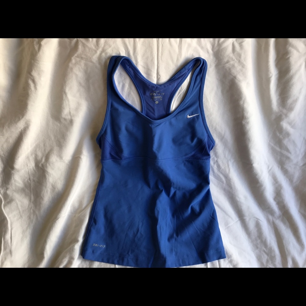 Nike studio top in periwinkle