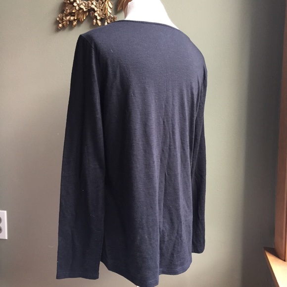 ⭐️HOST PICK⭐️Faded Glory Embellished Neck Top Larg - Picture 4 of 5