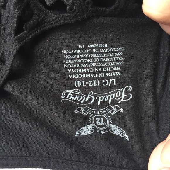 ⭐️HOST PICK⭐️Faded Glory Embellished Neck Top Larg - Picture 5 of 5