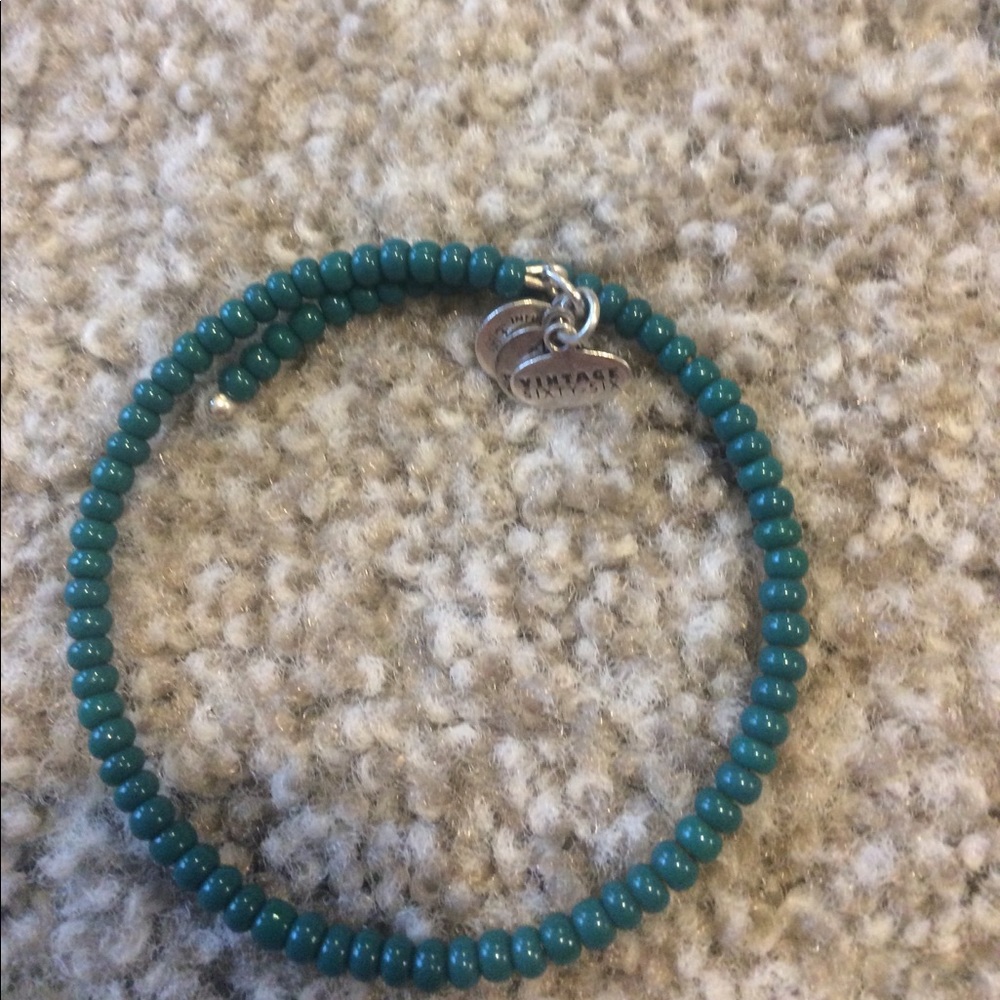 Alex and Ani teal bangle
