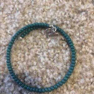 Alex and Ani teal bangle