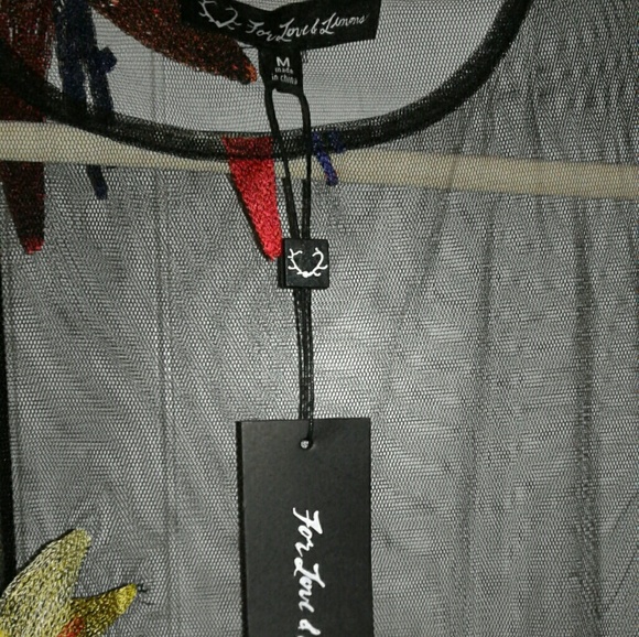 For love and lemons birds of paradise maxi dress M - Picture 2 of 4