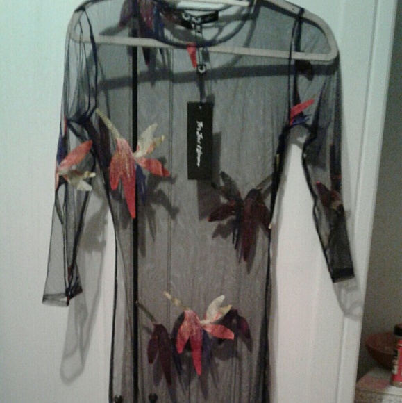 For love and lemons birds of paradise maxi dress M - Picture 3 of 4