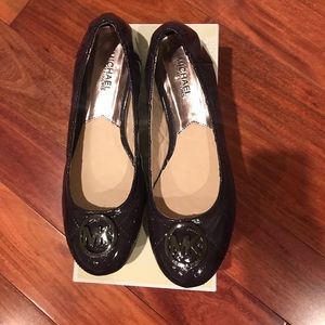 Michael/Michael Kors Patent Quilted Ballet Flats