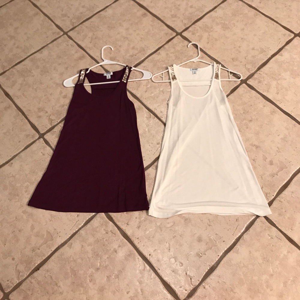 NWOT Old Navy Sequin Tunics - Size XS