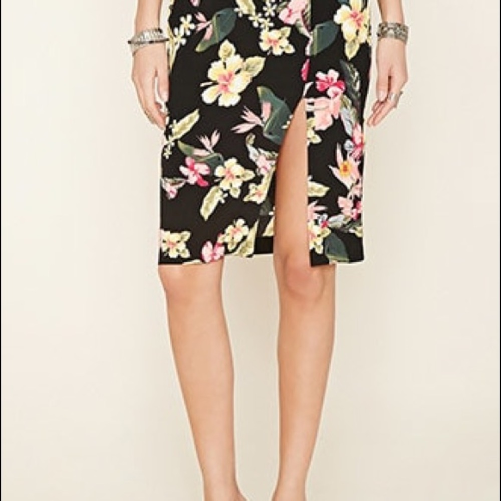 Forever 21 Pencil Skirt with Slit