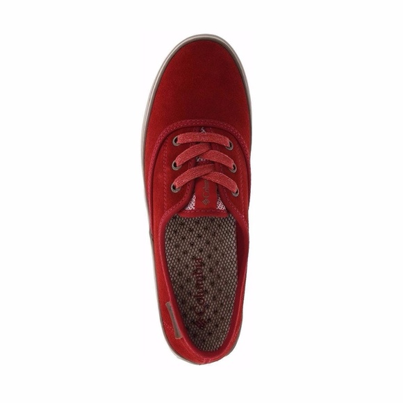 Columbia Athletic Sneakers 10 M Red Tennis Shoes - Picture 6 of 7