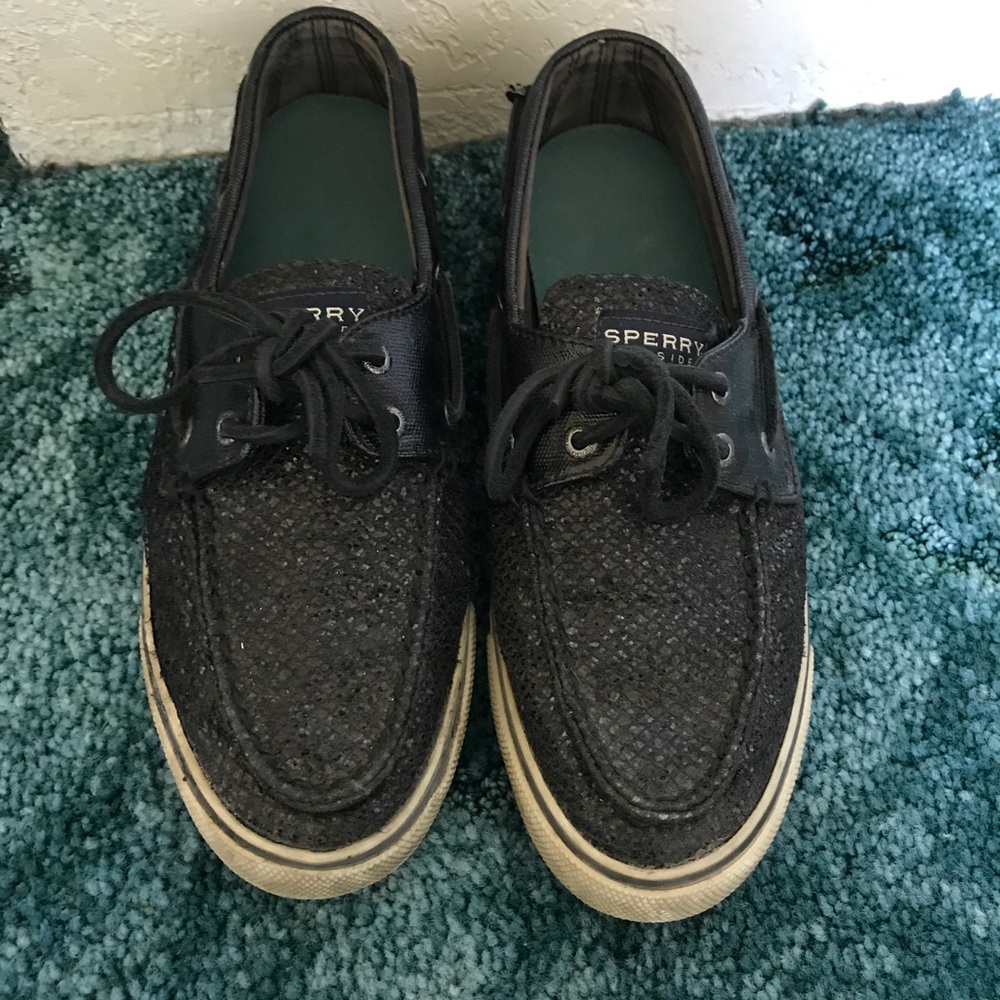 Black sperrys
