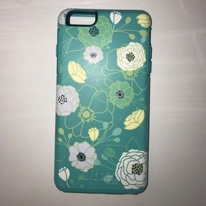 NEW - IPhone 6s Plus Otter Box Case (Teal/Floral)