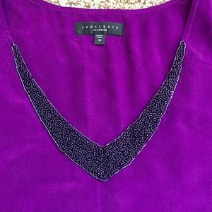 ✨Sanctuary Silk Purple Blouse✨