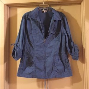 CABI zip up light jacket