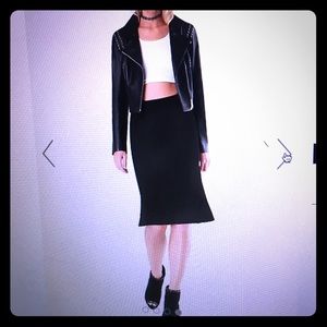 Bebe fish tail sweater skirt