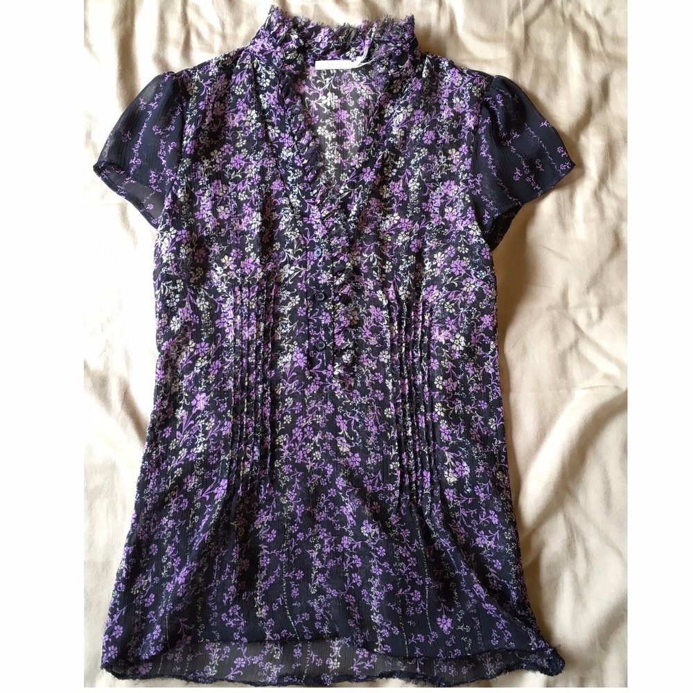 Kimchi Blue XS Floral Top