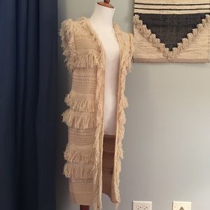 Crochet Fringe Vest